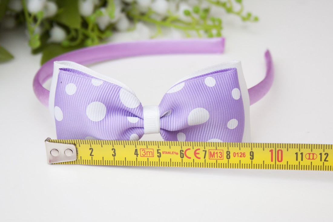 Masnis bentiță de păr cravată de păr - Purple polka dots - - Artynos.ro Masnis bentiță de păr cravată de păr - Purple polka dots - - Artynos.ro