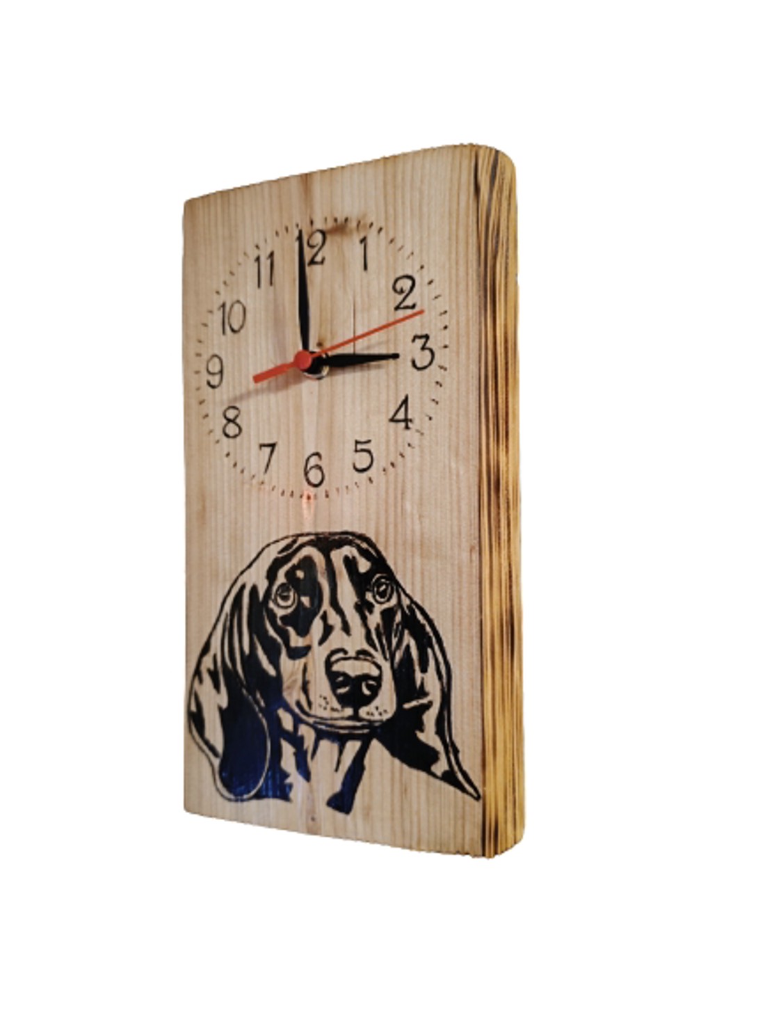 Ceas de perete din lemn cu câine dachshund - casă & stil de viață - accesorii pentru decorat casa - decorațiuni de pereți, decorațiuni suspendate - ceasuri de perete - Artynos.ro Ceas de perete din lemn cu câine dachshund - casă & stil de viață - accesorii pentru decorat casa - decorațiuni de pereți, decorațiuni suspendate - ceasuri de perete - Artynos.ro