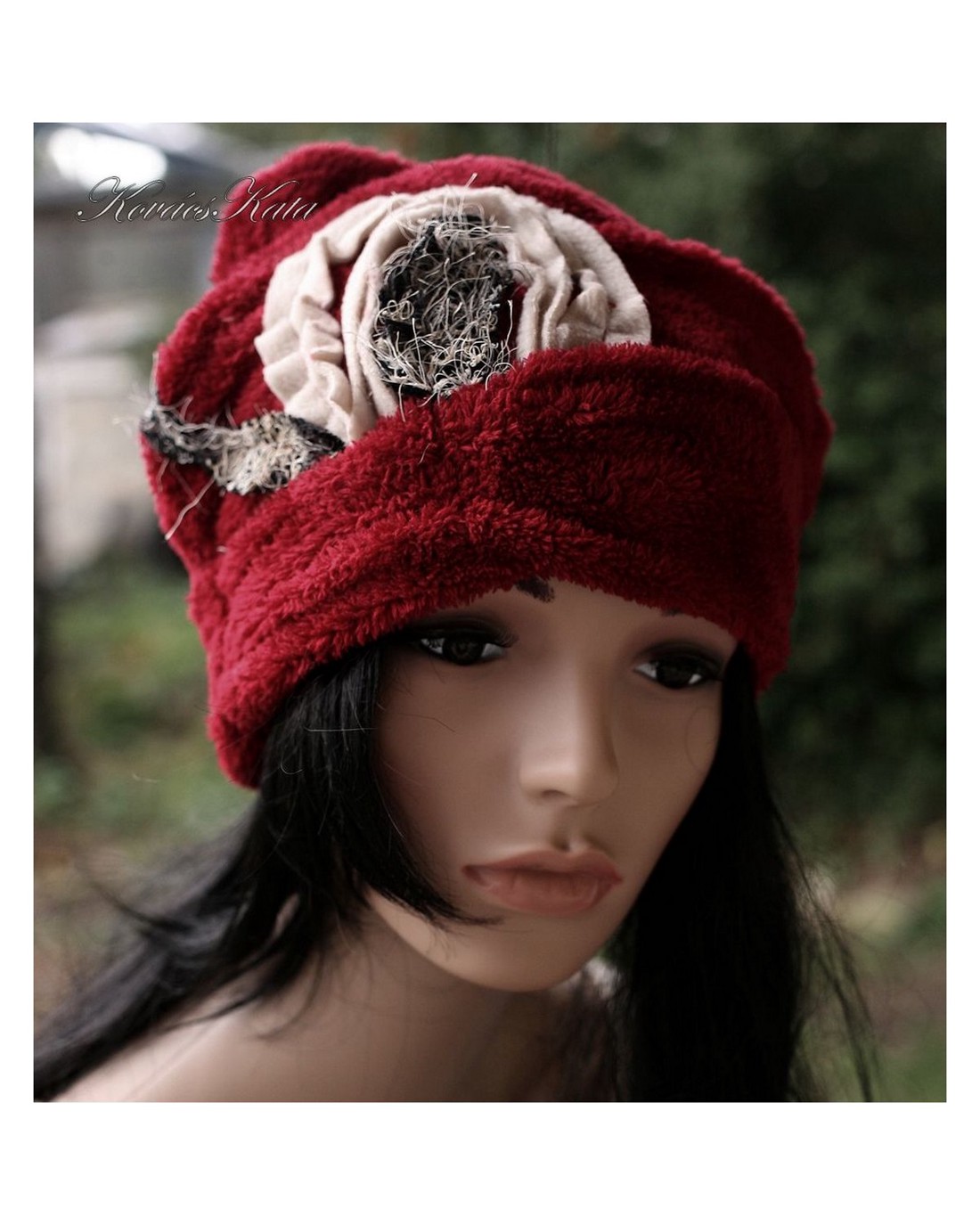 MIRJAM - wellsoft sapka / bordó - îmbrăcăminte și modă - eșarfe, pălării, fularuri - căciulă - Artynos.ro