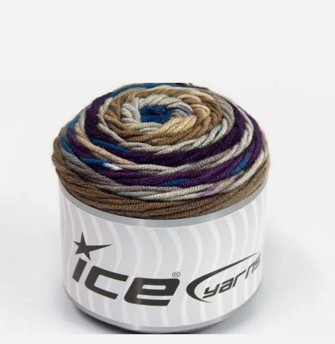 Eșarfă croșetată subțire, lungă violet-albastru-gri-maro - - Artynos.ro Eșarfă croșetată subțire, lungă violet-albastru-gri-maro - - Artynos.ro
