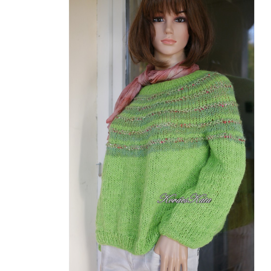 LAPO LUX - pulover tricotat manual din cașmir exclusiv babyalpaca - îmbrăcăminte și modă - haine damă - hanorace, cardigane - Artynos.ro