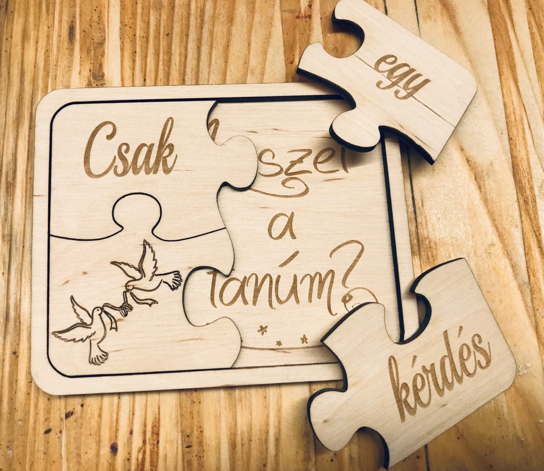 Invitație martor 2 piese nunta -  - Artynos.ro