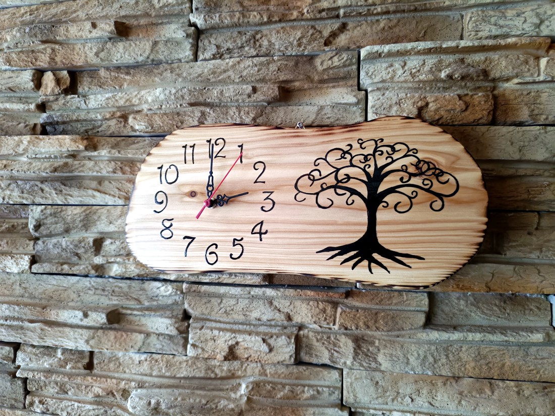 Ceas de perete ambarcațiuni din lemn cu copac de viață - - Artynos.ro Ceas de perete ambarcațiuni din lemn cu copac de viață - - Artynos.ro