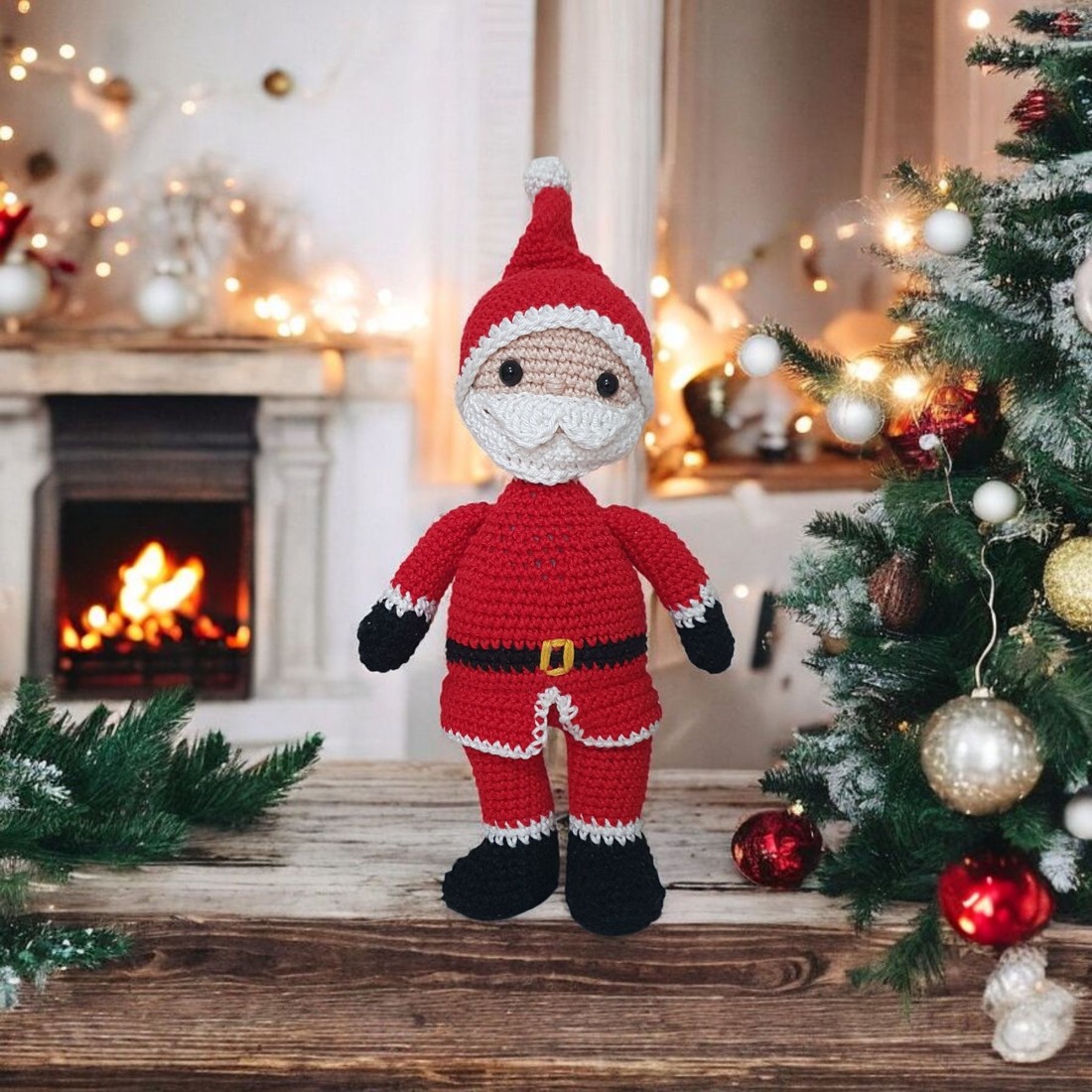 Croșetat Santa Claus - jucării și echipamente pentru copii - plușuri - personaje de basm din pluș - Artynos.ro