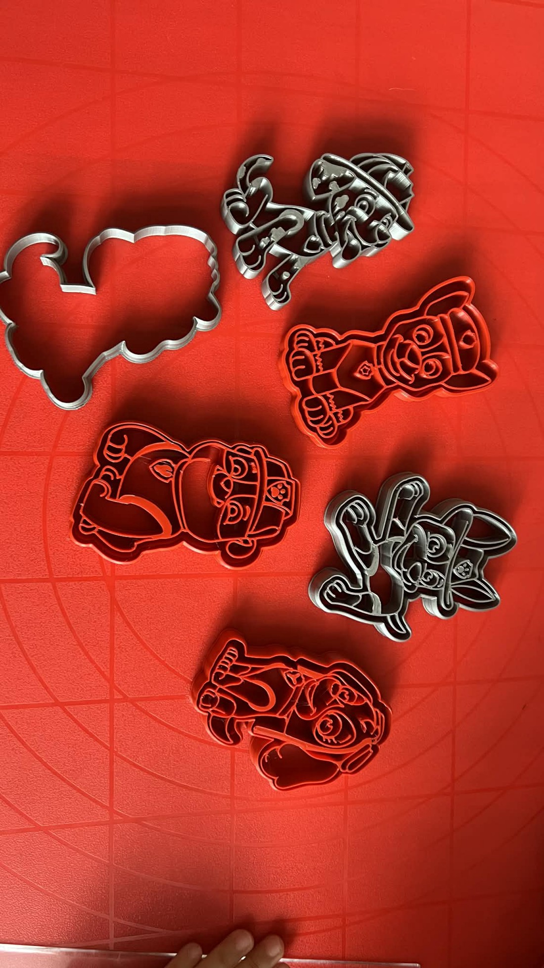 Formă pentru fursecuri Paw Patrol � Formă pentru figurine Paw Patrol � Imprimată 3D -  - Artynos.ro