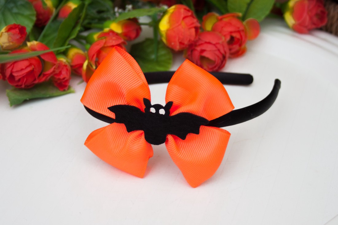 Masnis bentiță păr cravată Halloween liliac portocaliu - - Artynos.ro Masnis bentiță păr cravată Halloween liliac portocaliu - - Artynos.ro