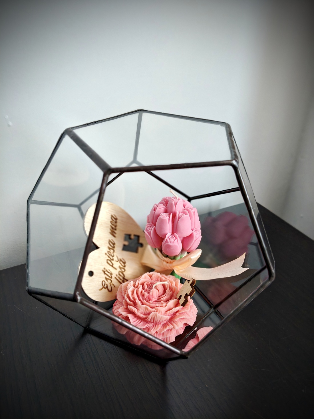 Terariu geometric din sticlă  decor versatil și modern - casă & stil de viață - accesorii pentru decorat casa - decorațiuni de masă și decorațiuni pentru rafturi  - sticle ornamentale - Artynos.ro