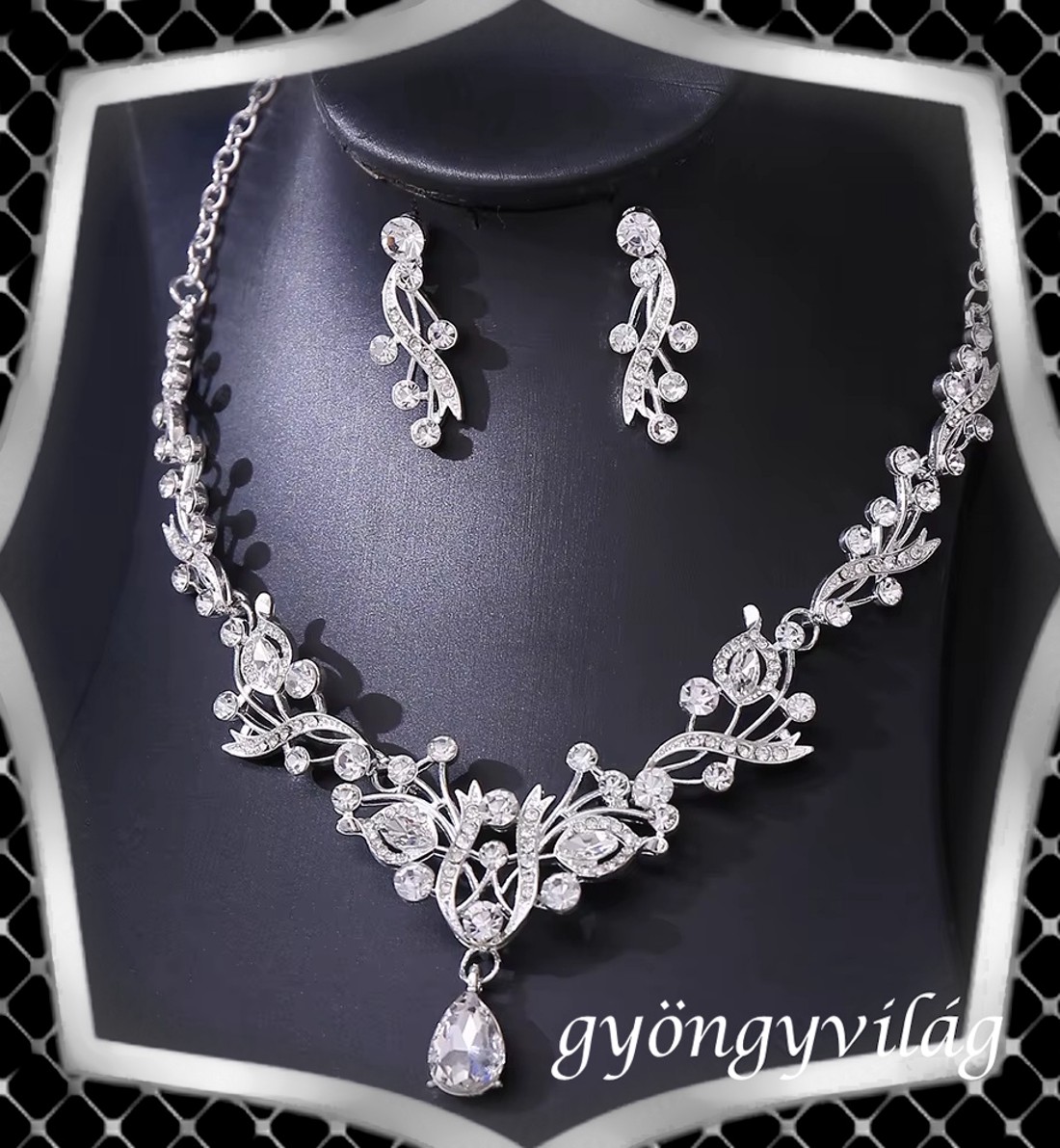  Nunta, mireasa, set de bijuterii casual, ES-SZÉ98 - accesorii nuntă - bijuterii mireasă - set bijuterii de mireasă - Artynos.ro