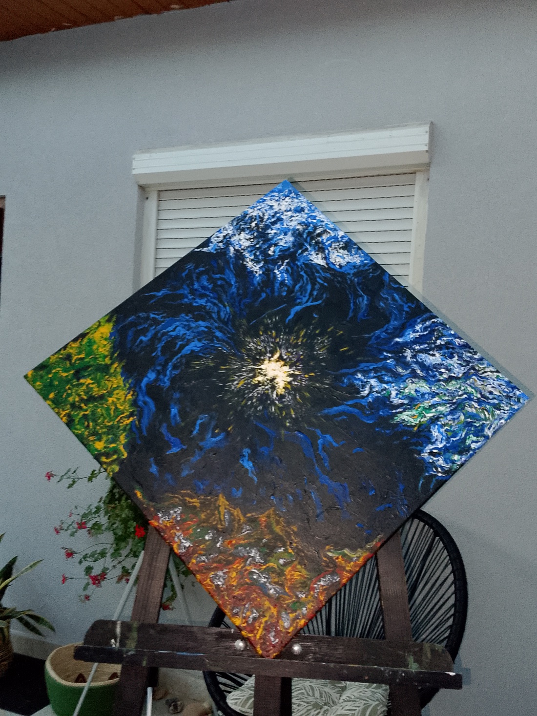 Cosmos 5 - arte vizuale și accesorii  - picturi - pictură acrilică - Artynos.ro