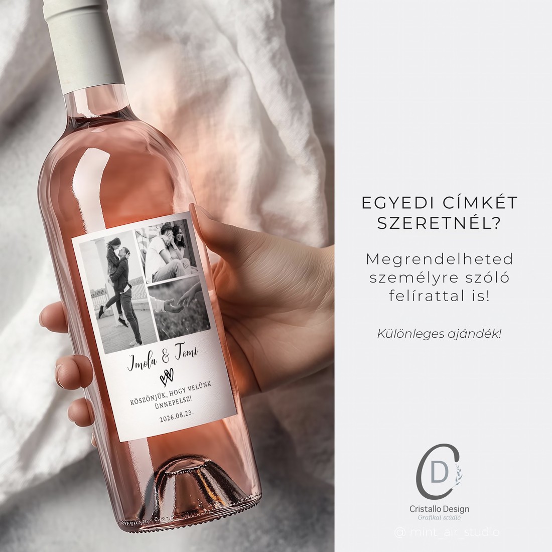 Etichetă fotografică pentru sticlă de coniac, etichetă pentru sticlă de vin, autocolant de mulțumire pentru nuntă, cadou aniversar - - Artynos.ro Etichetă fotografică pentru sticlă de coniac, etichetă pentru sticlă de vin, autocolant de mulțumire pentru nuntă, cadou aniversar - - Artynos.ro