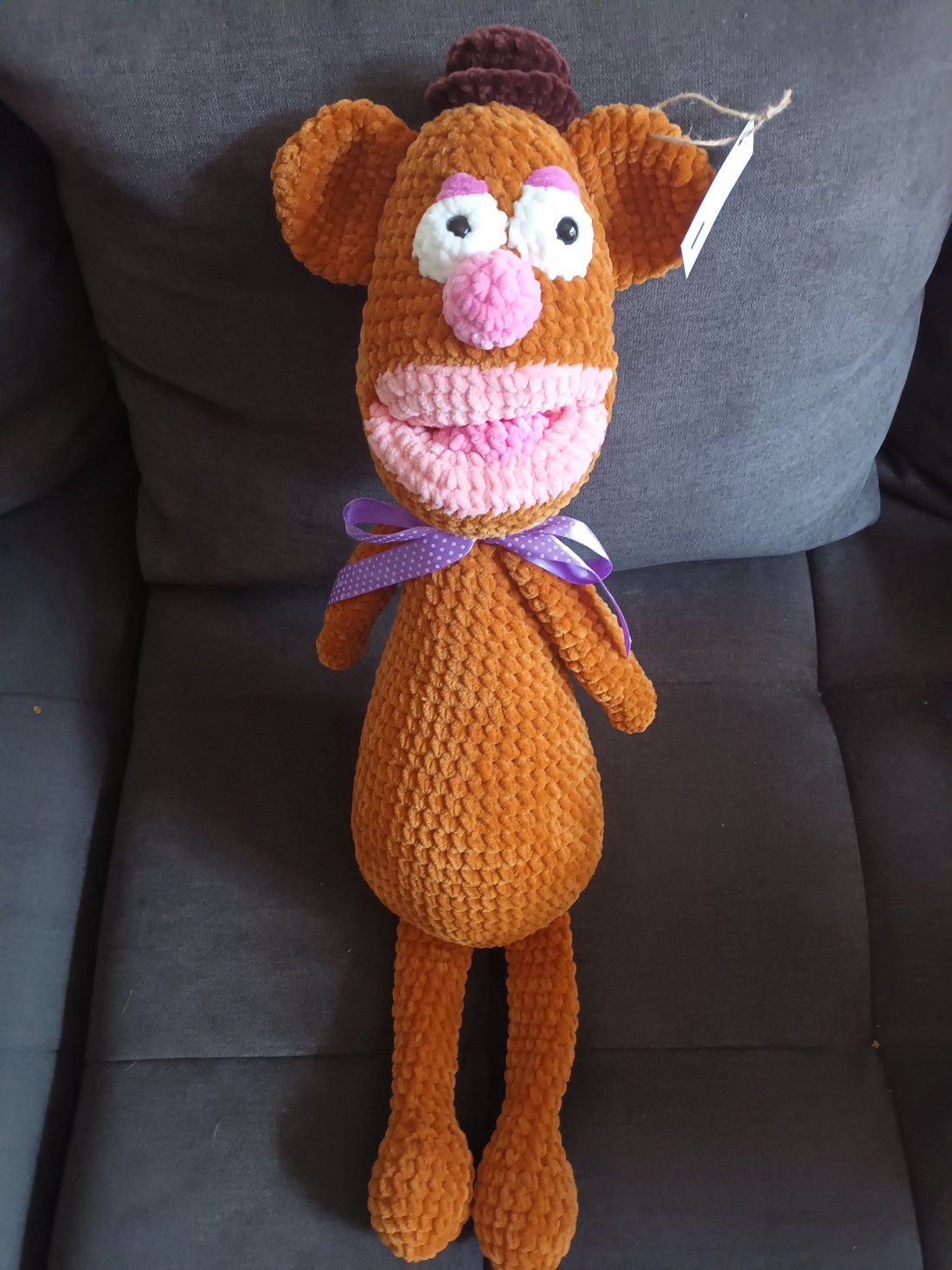 Topi Yogi croșetat, din The Muppet Show - jucării și echipamente pentru copii - plușuri - personaje de basm din pluș - Artynos.ro