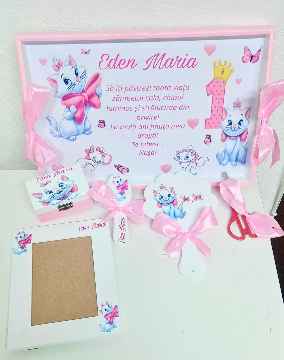 Set mot/turta pisica Marie 6 accesorii - jucării și echipamente pentru copii - saci și seturi pentru copii - seturi pentru copii - Artynos.ro