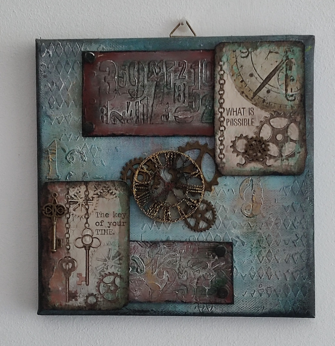 Tablou steampunk - arte vizuale și accesorii  - picturi - picturi în tehnică mixtă - Artynos.ro