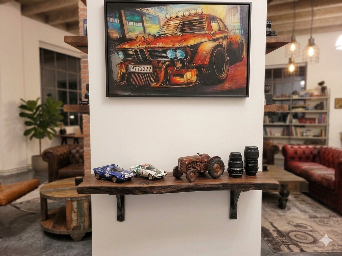 Pictură pe placaj de lemn, tematică auto - arte vizuale și accesorii  - picturi - picturi în tehnică mixtă - Artynos.ro
