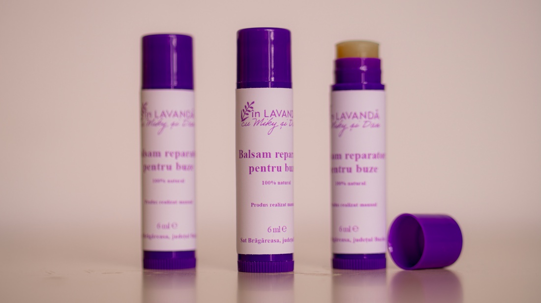 Balsam pentru buze - 100% natural - igienă și înfrumusețare - accesorii pentru îngrijirea feței - balsam de buze - Artynos.ro