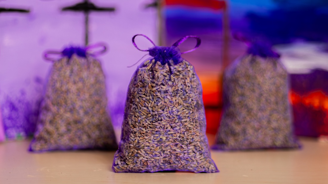 Săculeț cu floare de lavandă - casă & stil de viață - decorațiuni de casă - accesorii florale - cutii cu flori - Artynos.ro