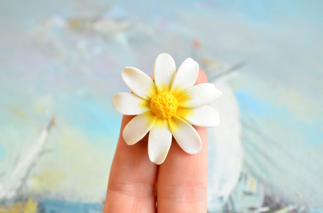 Margareta - Brosa martisor - bijuterii - broșe - Artynos.ro