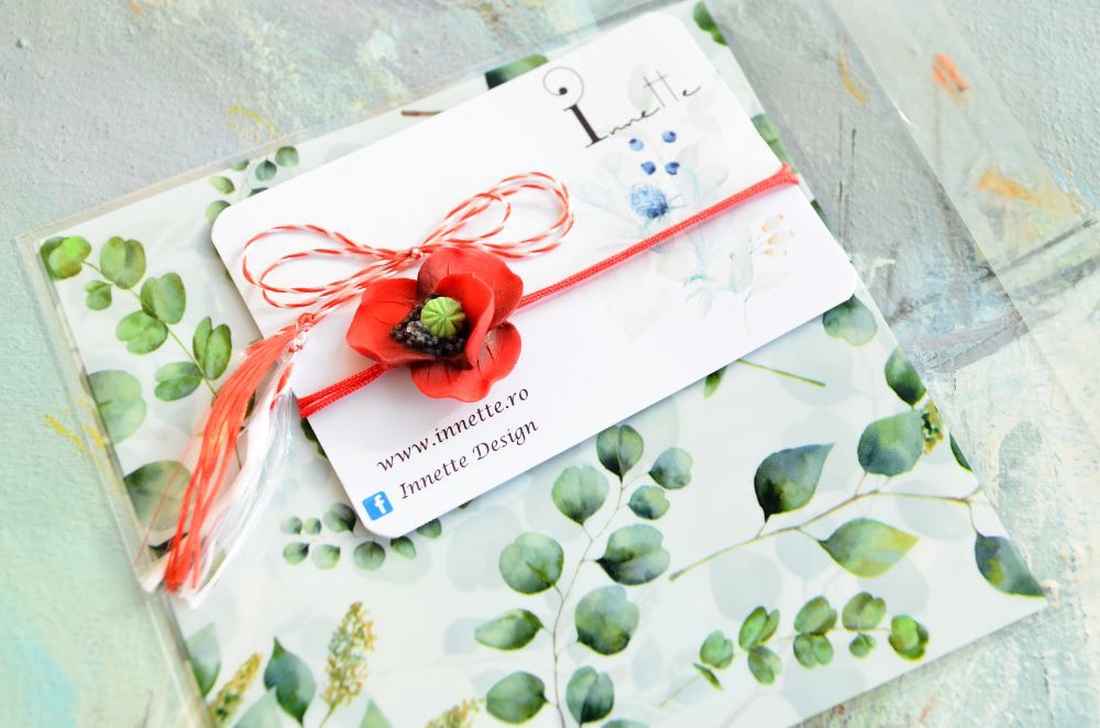 Macul- Bratara snur rosu - bijuterii - brățări - brățări împletite - Artynos.ro