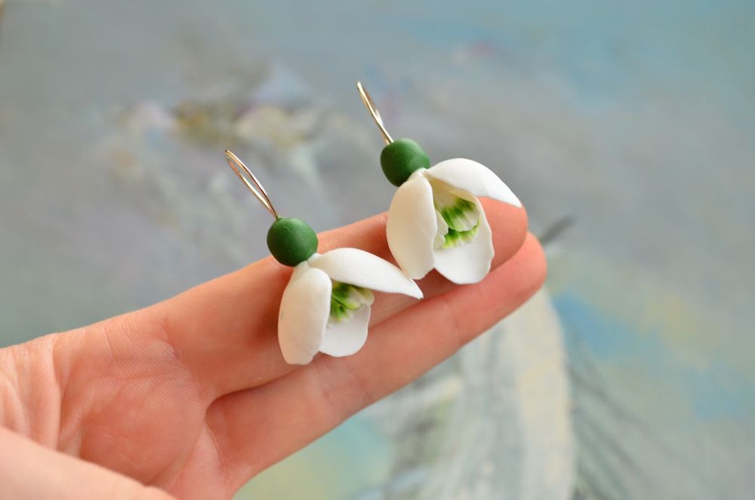 Ghiocelul - Cercei tortita - bijuterii - cercei - cercei lungi - Artynos.ro