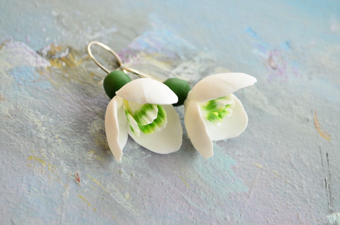 Ghiocelul - Cercei tortita - bijuterii - cercei - cercei lungi - Artynos.ro