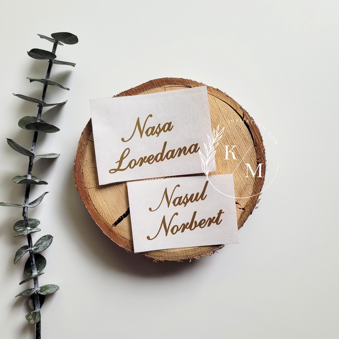Set 10 stickere personalizate pentru pahare nunta - accesorii nuntă - materiale decor pentru nuntă - decorațiuni nuntă - Artynos.ro
