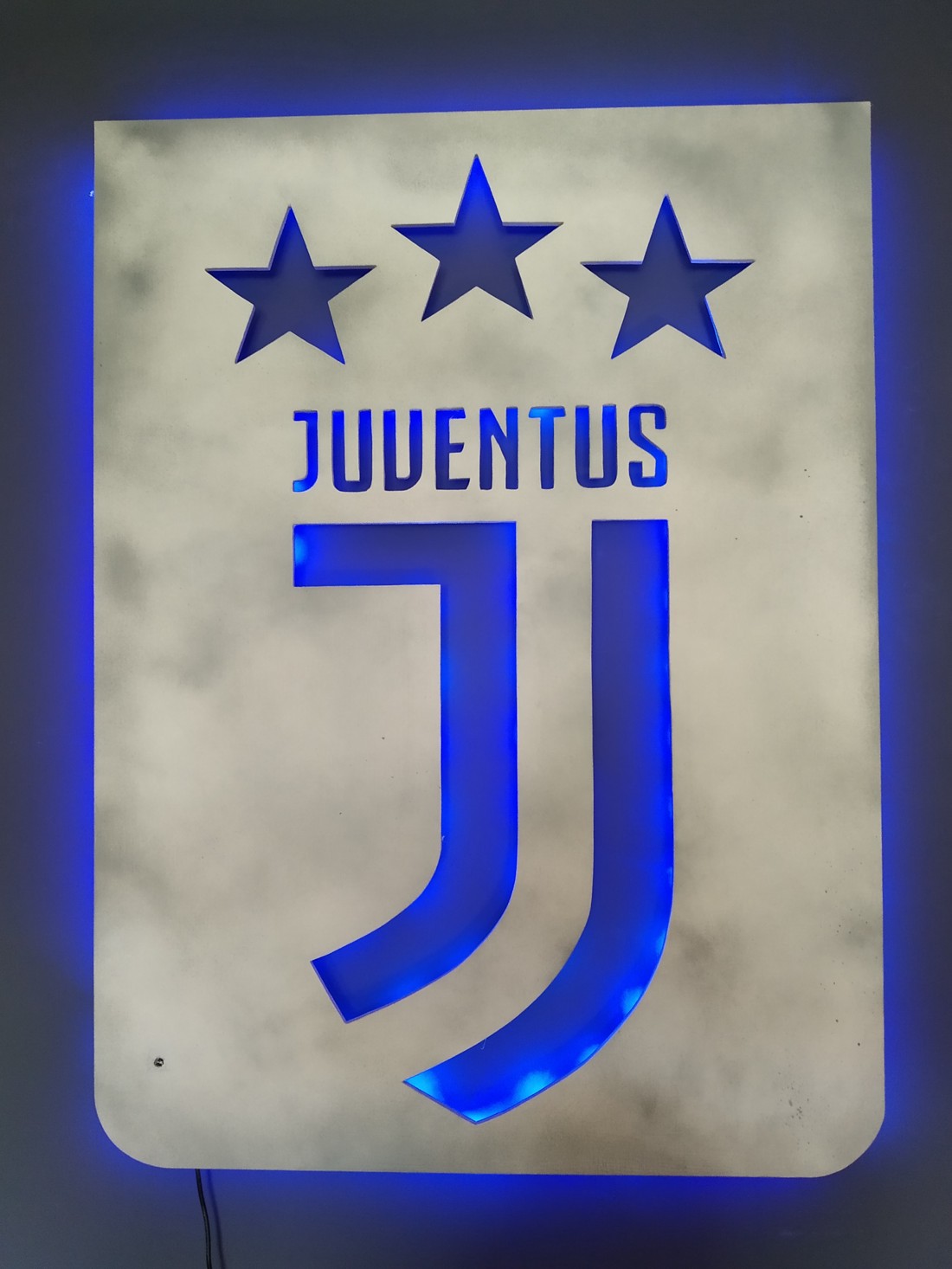 Juventus - decorare de perete cu iluminare led -  - Artynos.ro