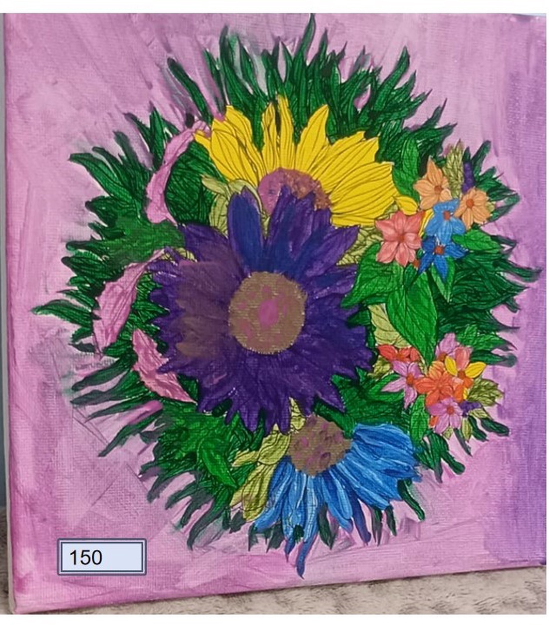 Tablouri florale - arte vizuale și accesorii  - picturi - pictură acrilică - Artynos.ro