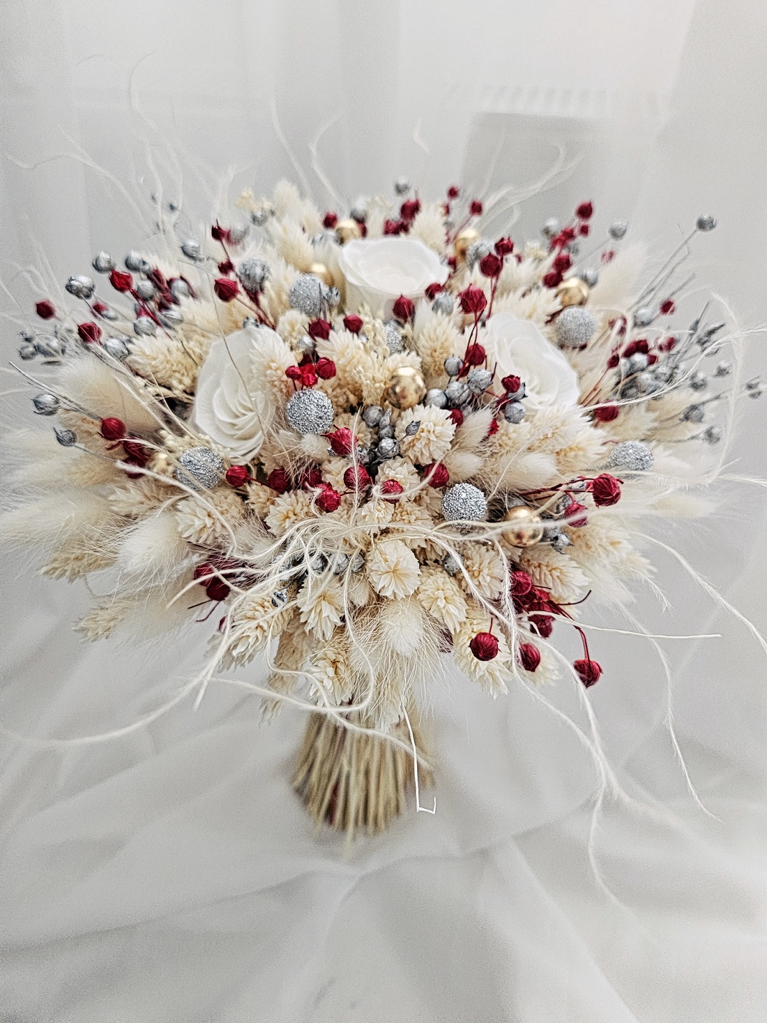 Buchet pentru nunta - accesorii nuntă - materiale decor pentru nuntă - lumânări de nuntă și suport lumânări - Artynos.ro