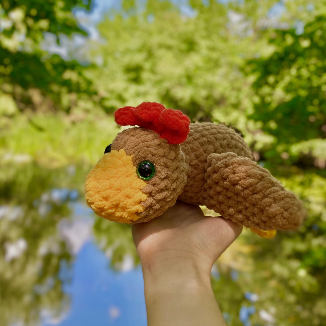 Jucarie crosetata amigurumi cocos 24 cm handmade - jucării și echipamente pentru copii - plușuri - păpușă croșetată, păpușă de pluș - Artynos.ro