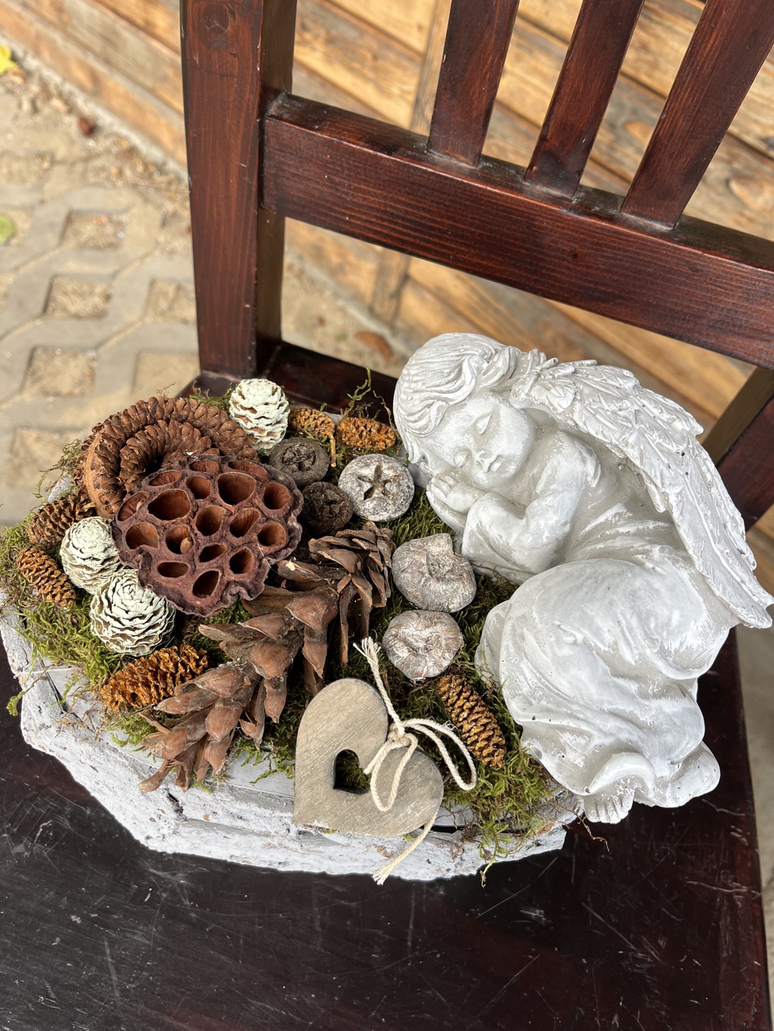 Cimitir Grave Ornament cu înger, ornament memorial - casă & stil de viață - obiecte religioase și de devoțiune - ornamente funerare - Artynos.ro