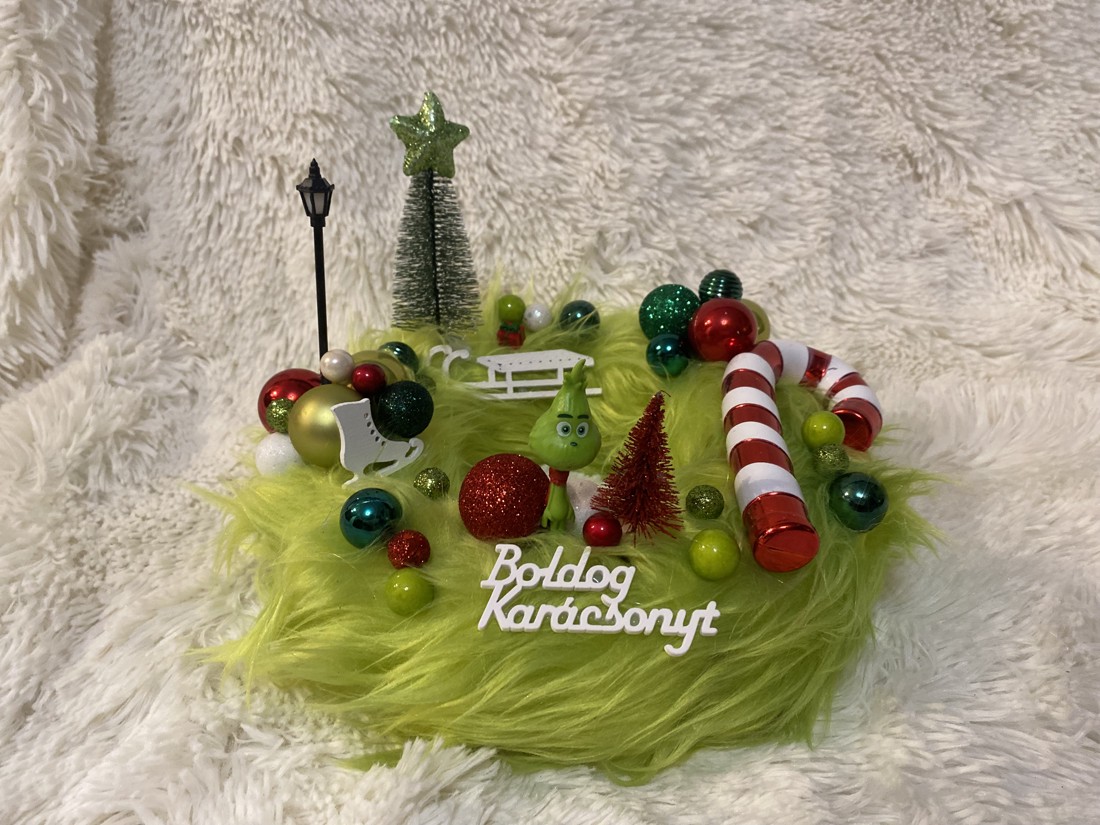Grinch Crăciun decor de masă, coroană - - Artynos.ro Grinch Crăciun decor de masă, coroană - - Artynos.ro