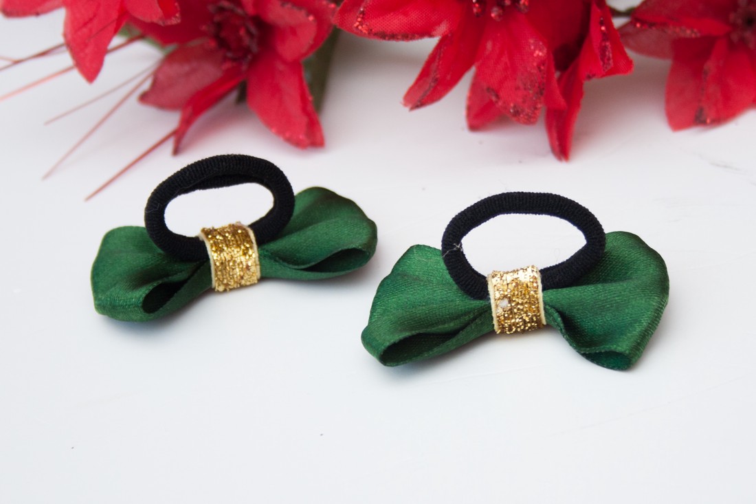 Masnis elastic de păr - Verde închis -  - Artynos.ro