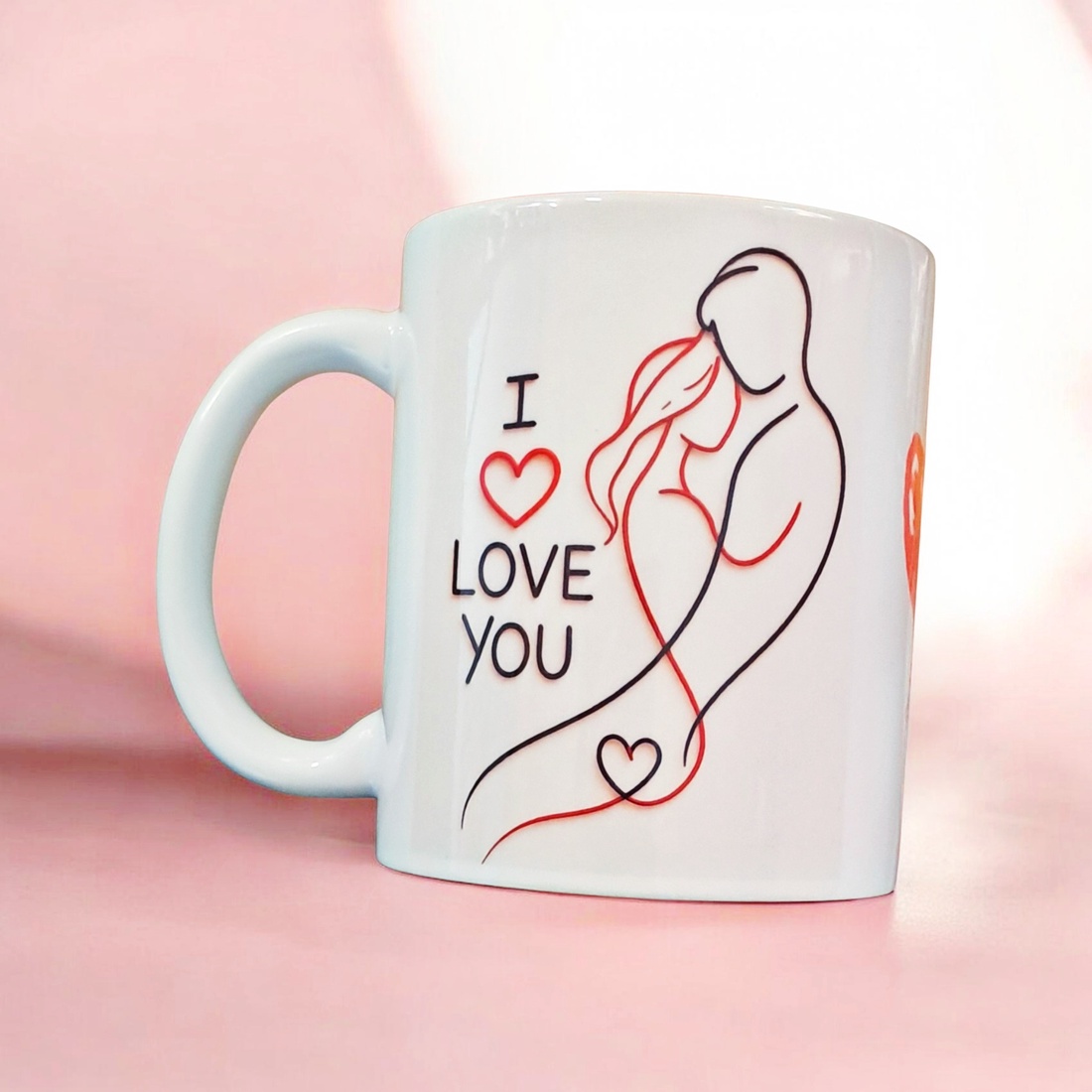 Cana love you pentru cuplu+1breloc gratuit la comanda - casă & stil de viață - echipamente de bucătărie - accesorii de servire - căni - Artynos.ro