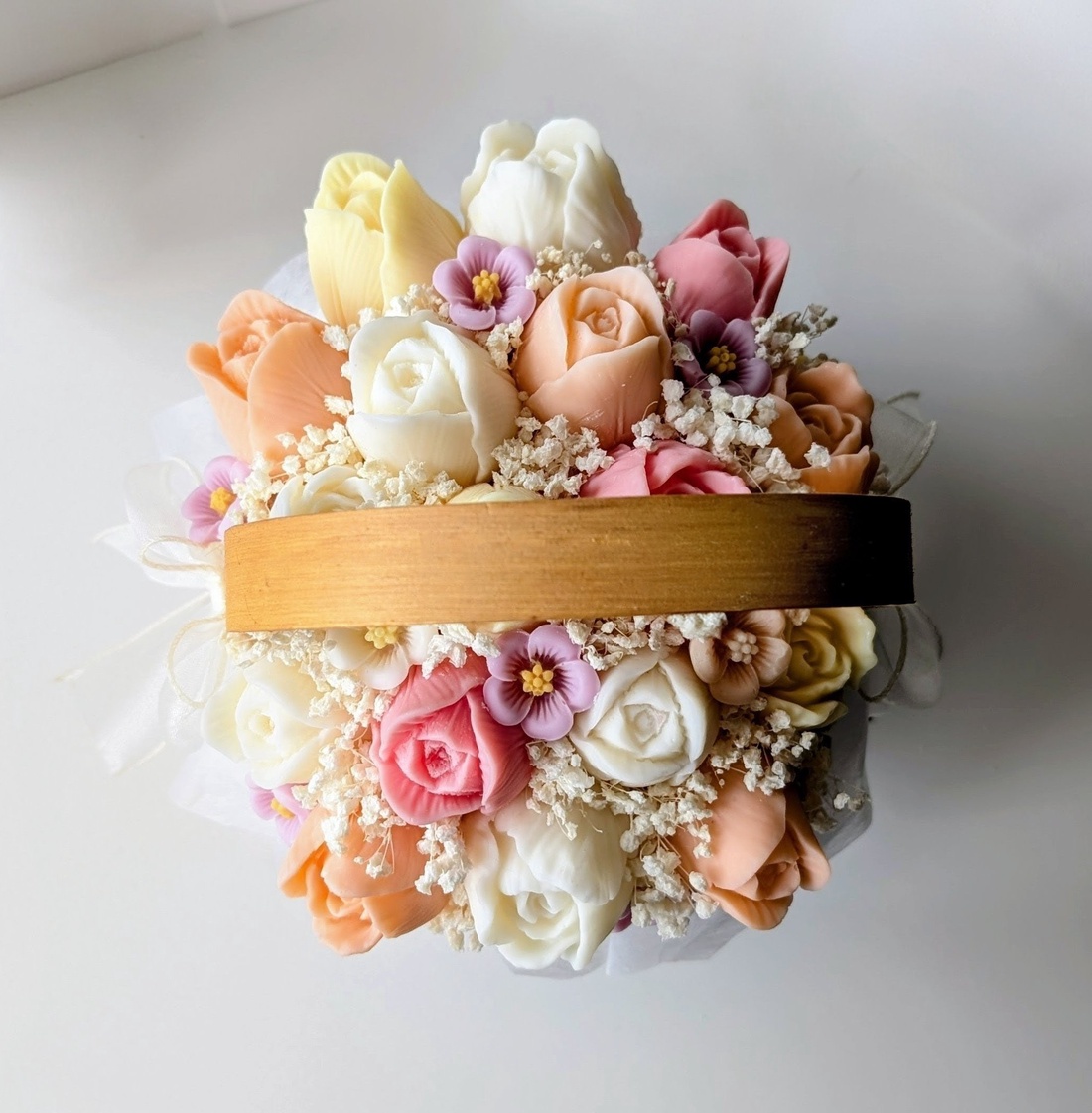 Coș lalele parfumate - casă & stil de viață - decorațiuni de casă - accesorii florale - buchete de flori - Artynos.ro