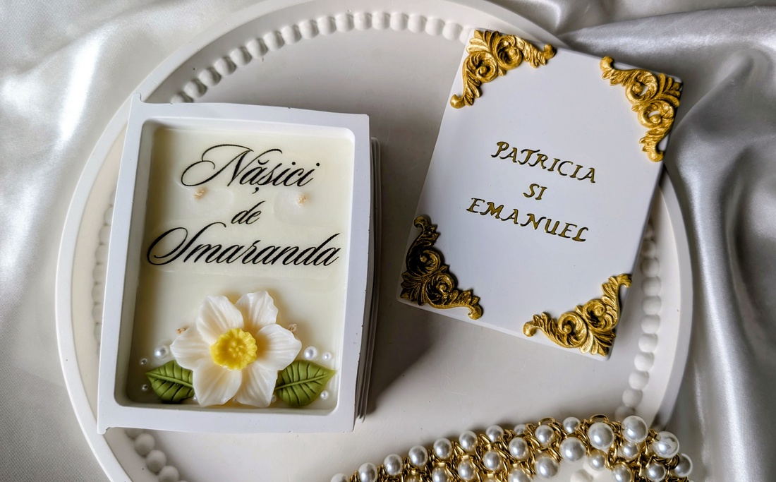 Cadou nași /fini/oameni dragi - accesorii nuntă - amintiri și cadouri de nuntă - cadou nuntă - set de ceremonie - Artynos.ro