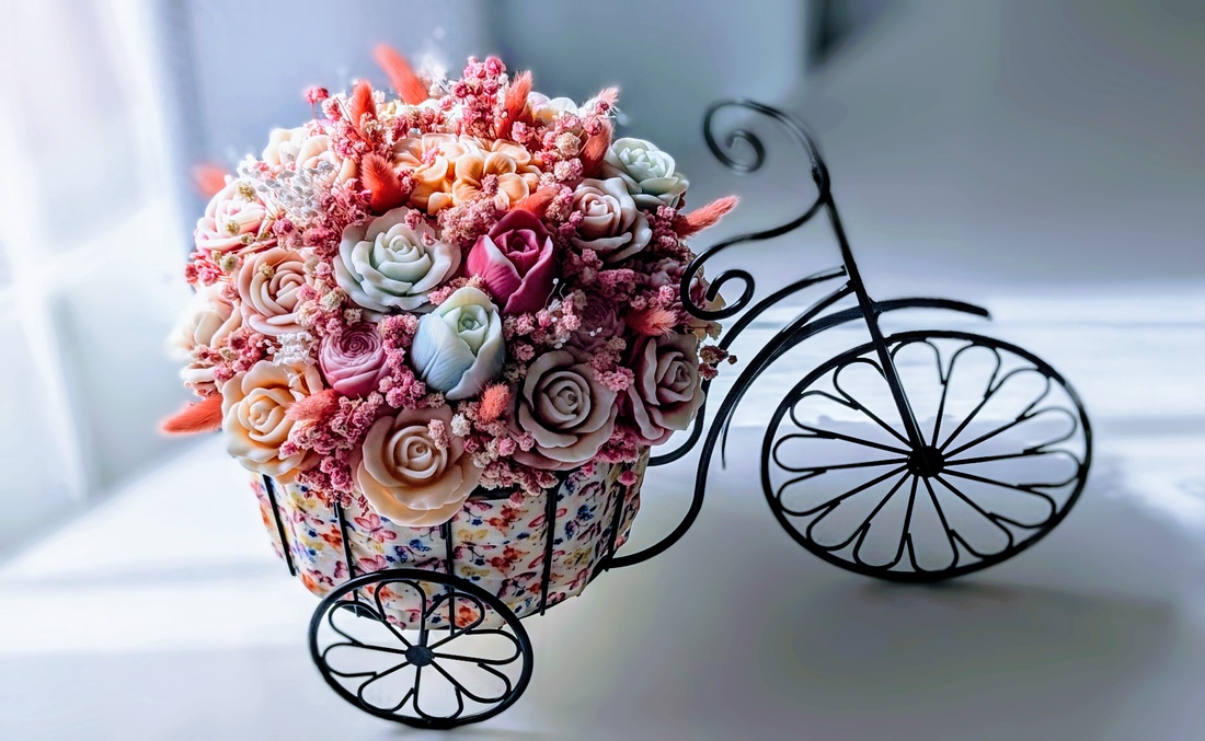 Aranjament floral parfumat  - casă & stil de viață - decorațiuni de casă - accesorii florale - buchete de flori - Artynos.ro