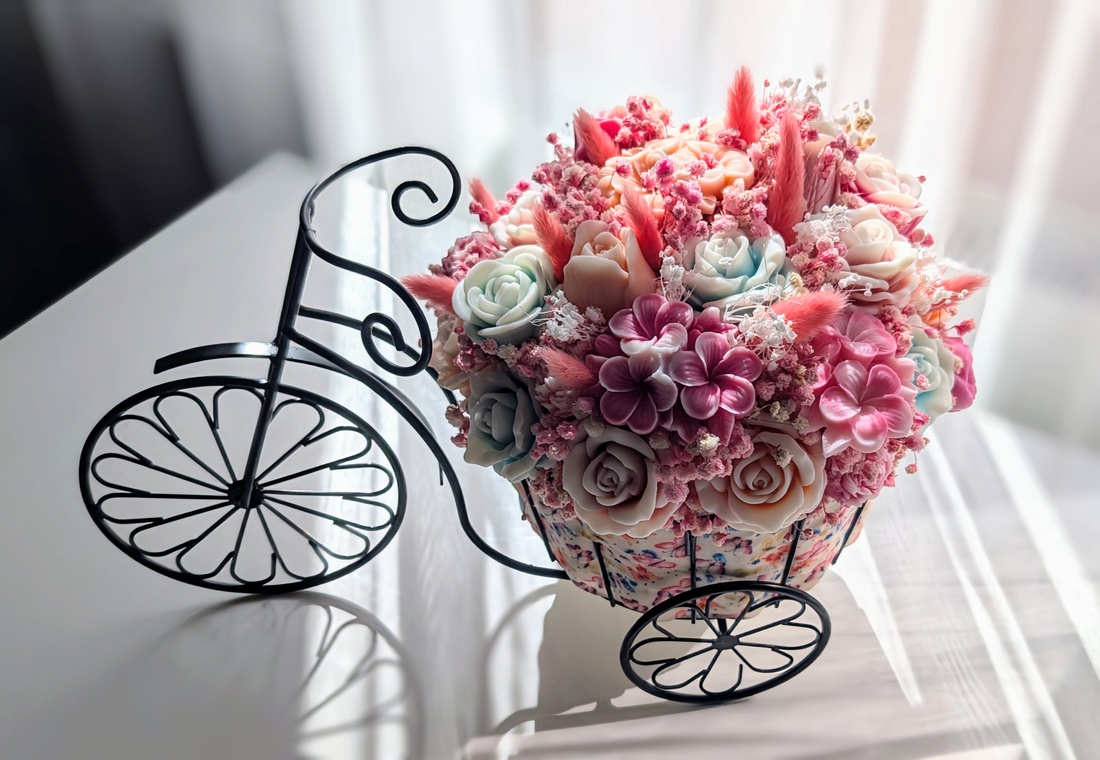 Aranjament floral parfumat  - casă & stil de viață - decorațiuni de casă - accesorii florale - buchete de flori - Artynos.ro