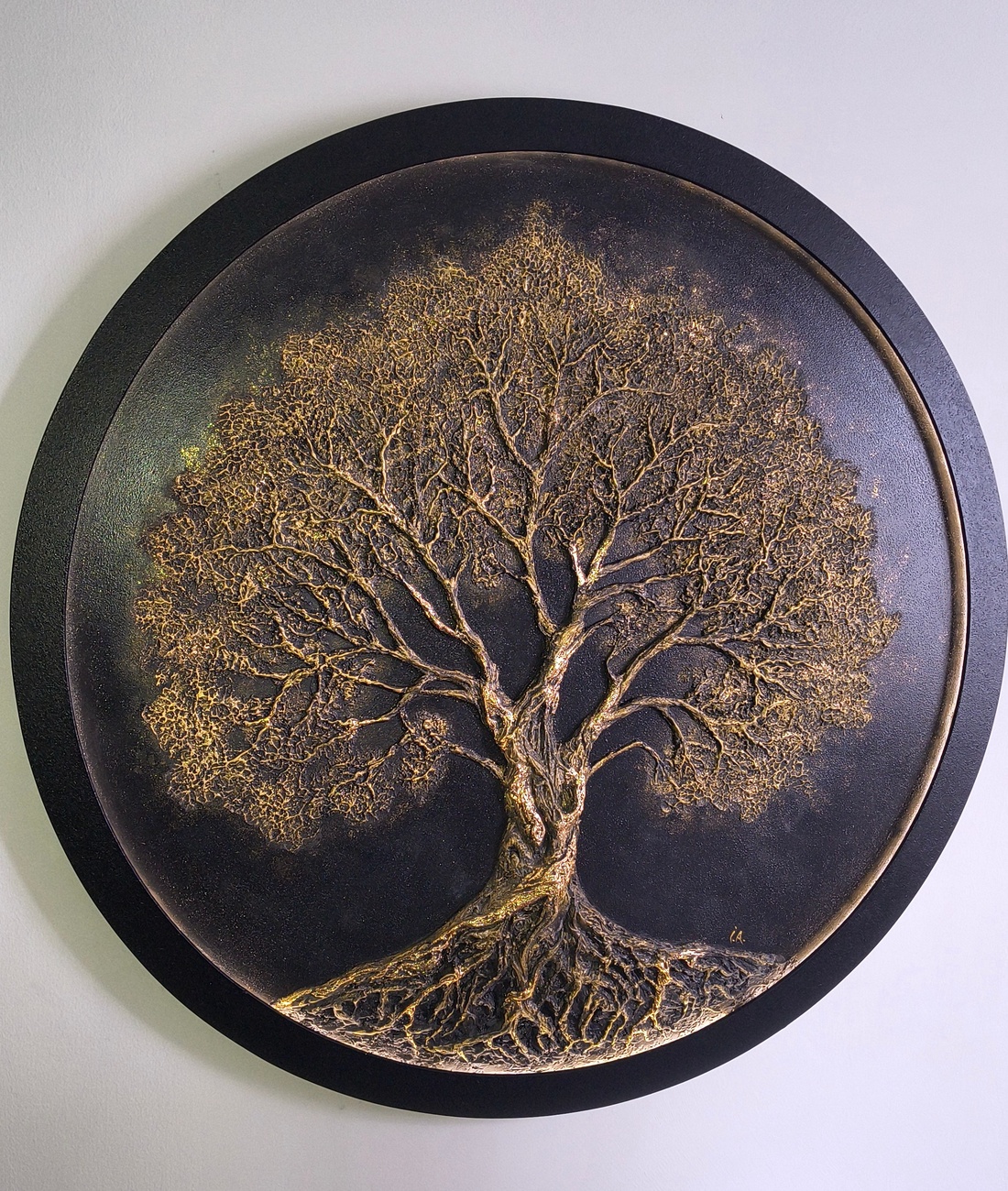 Tablou Arborele Vieții � handmade � decor perete � artă modernă � 92cm - casă & stil de viață - lămpi și corpuri de iluminat - tablouri cu leduri - Artynos.ro