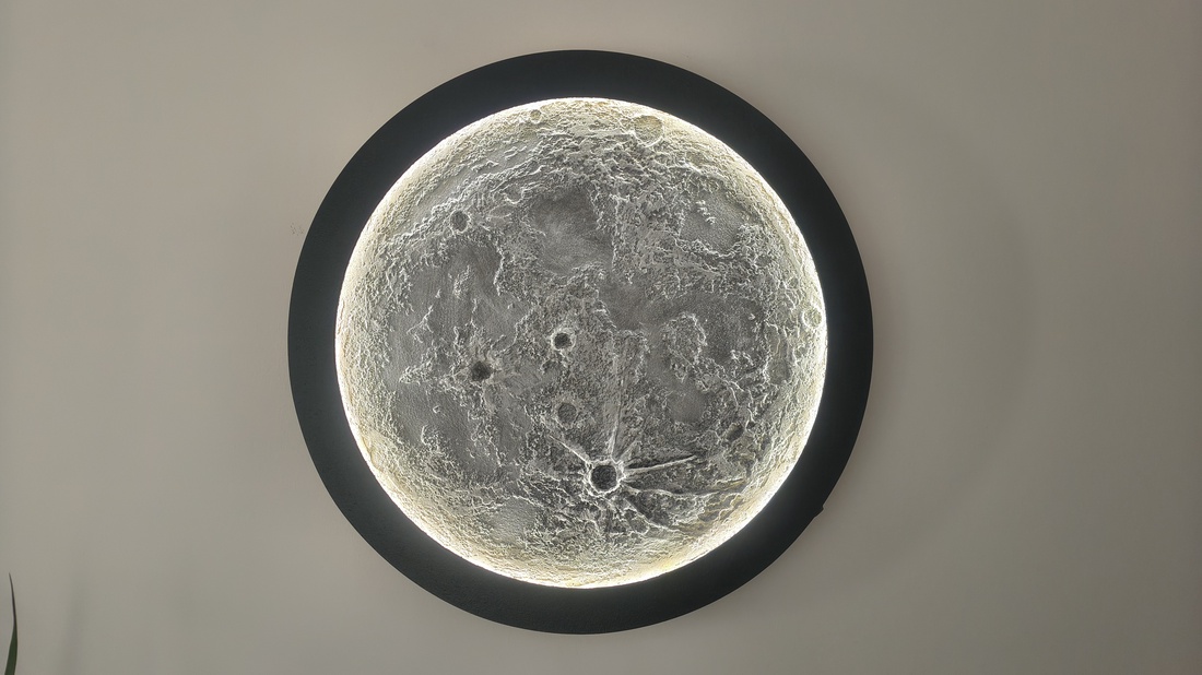 Luna în lumină - casă & stil de viață - lămpi și corpuri de iluminat - tablouri cu leduri - Artynos.ro