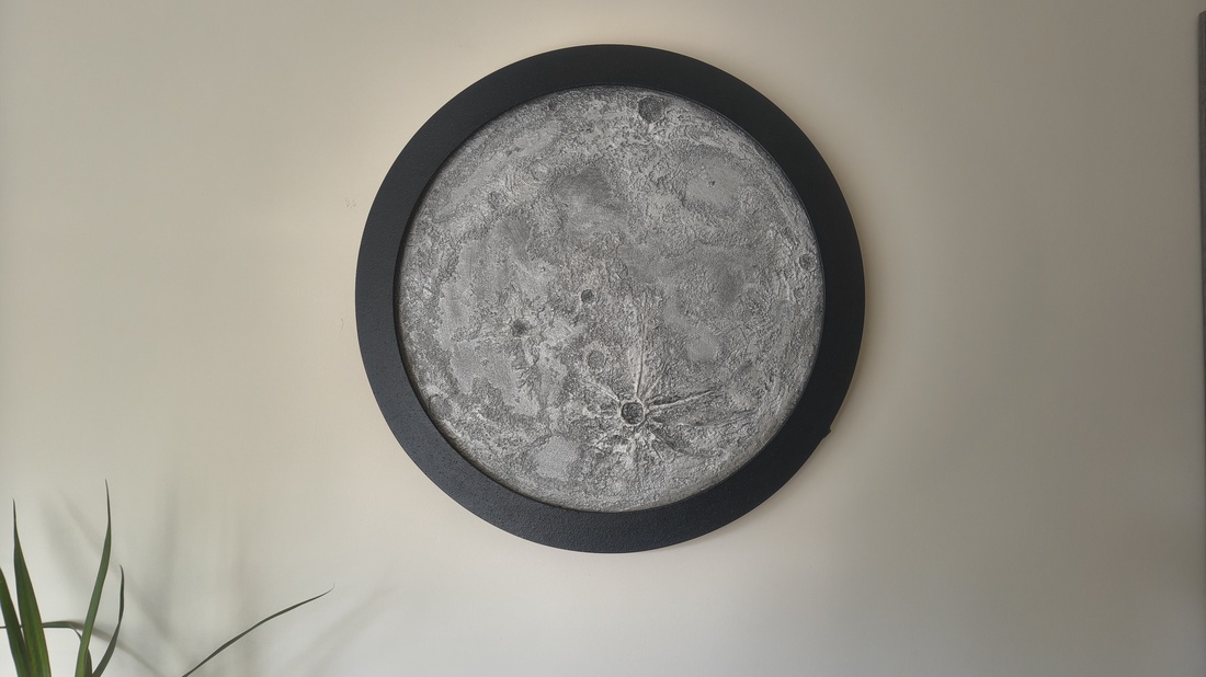 Luna în lumină - casă & stil de viață - lămpi și corpuri de iluminat - tablouri cu leduri - Artynos.ro