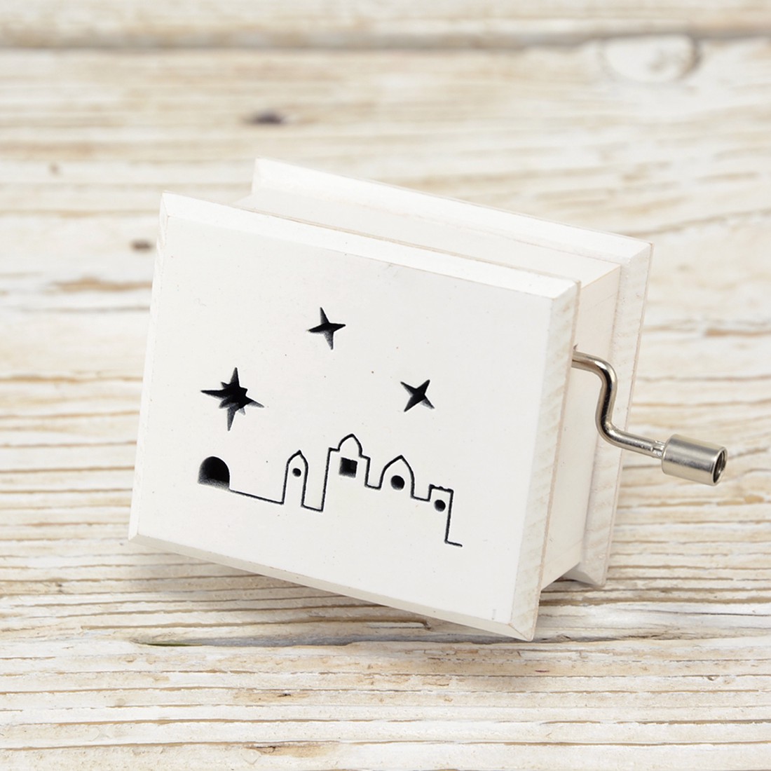 Silent noapte cutie muzicală alb -  - Artynos.ro