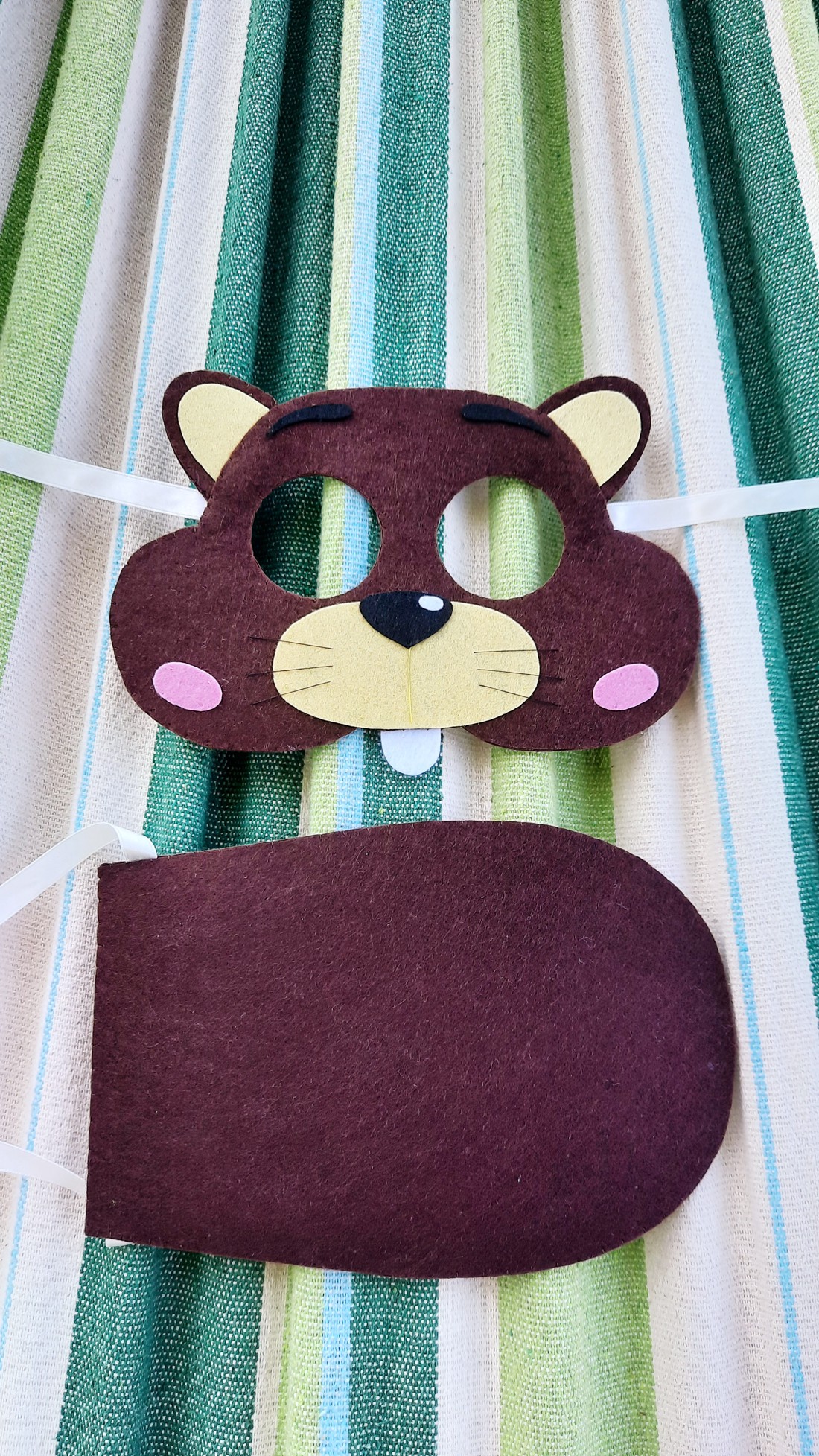 Castor cu coadă de lopată costum de carnaval pentru copii -  - Artynos.ro