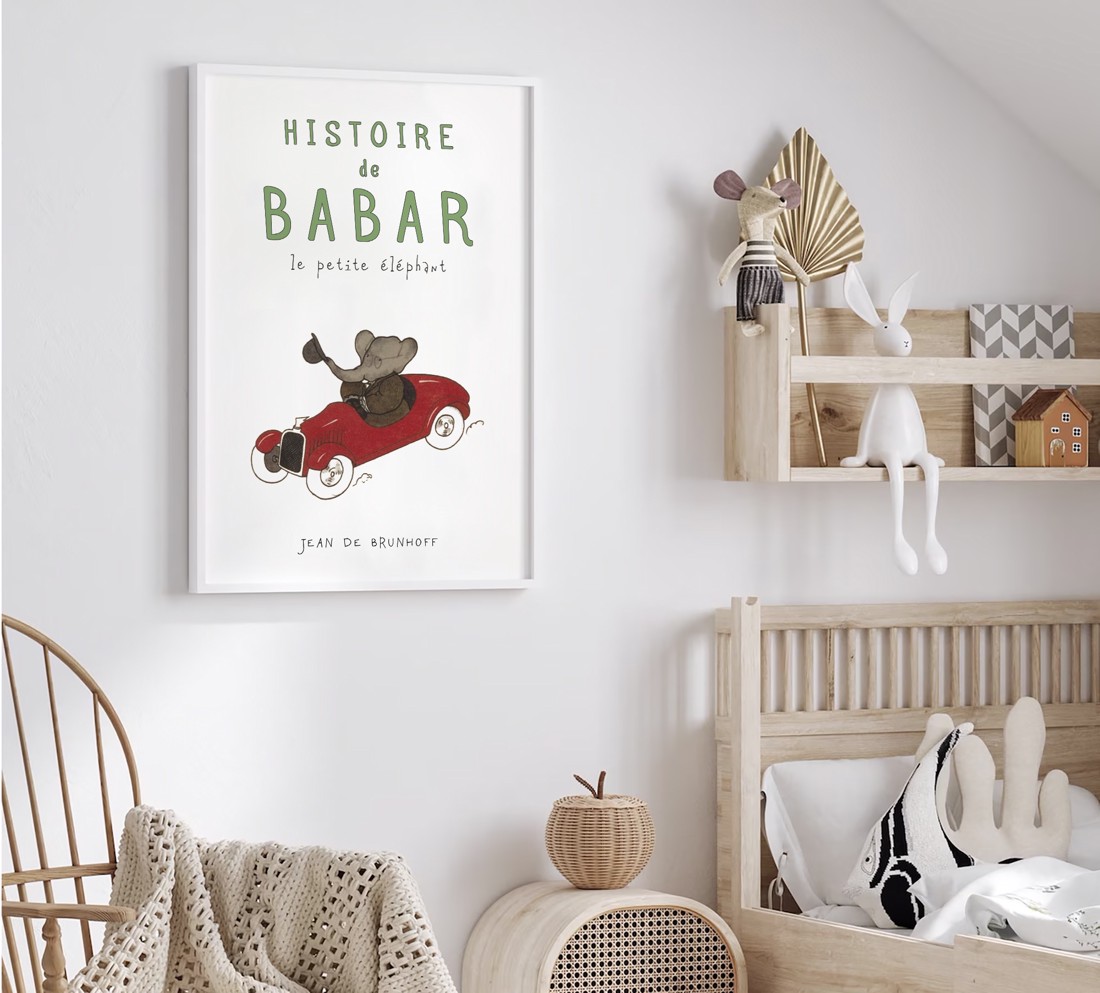 Babar elefant poster, camera copiilor arta de perete, poster - - Artynos.ro Babar elefant poster, camera copiilor arta de perete, poster - - Artynos.ro