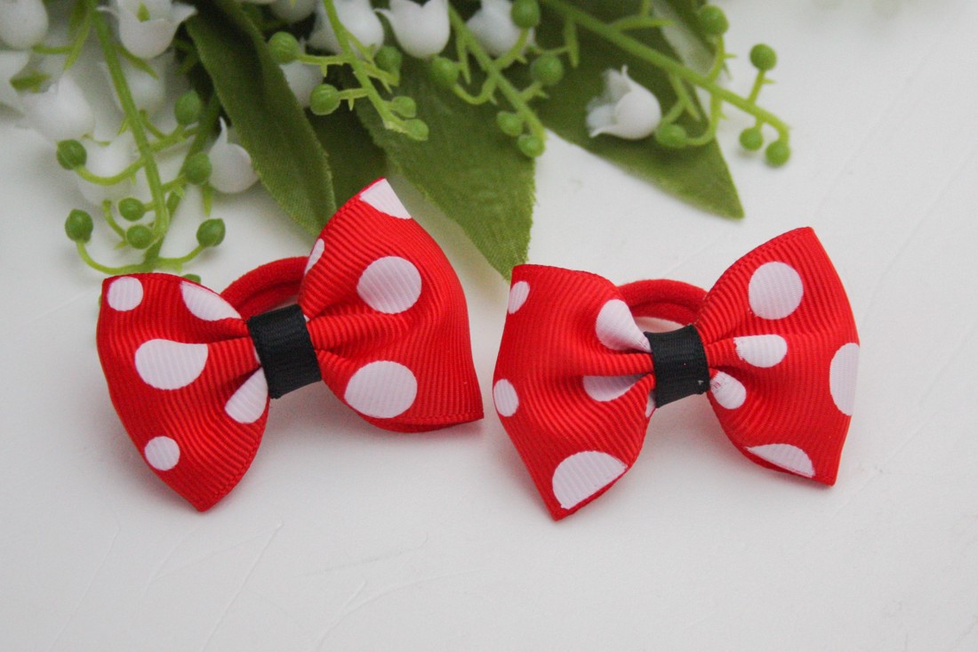 Elastic de păr Masnis - Minnie Mouse, buline roșii - - Artynos.ro Elastic de păr Masnis - Minnie Mouse, buline roșii - - Artynos.ro