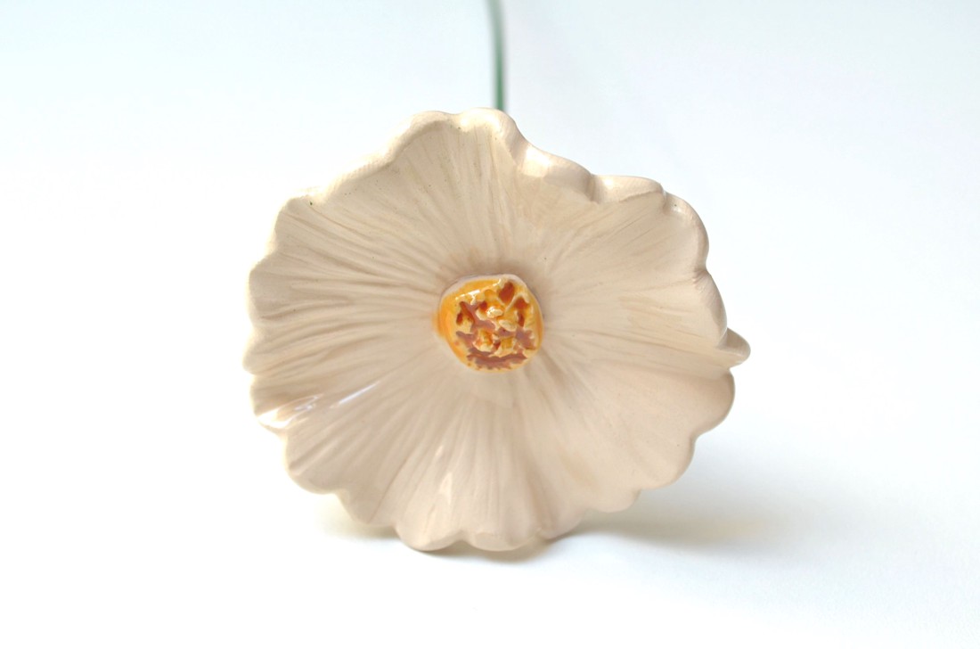 Floare de grâu � floare din ceramică realizată manual - casă & stil de viață - decorațiuni de casă - accesorii florale - flori la fir - Artynos.ro