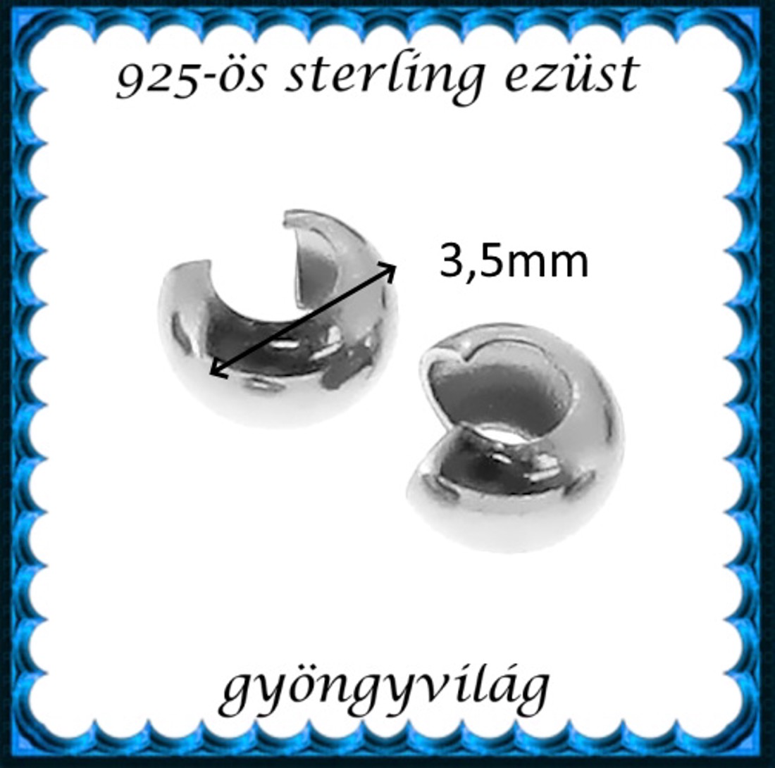 Accesorii pentru bijuterii din argint 925: capac pentru noduri ECST 01-3,5e - - Artynos.ro Accesorii pentru bijuterii din argint 925: capac pentru noduri ECST 01-3,5e - - Artynos.ro