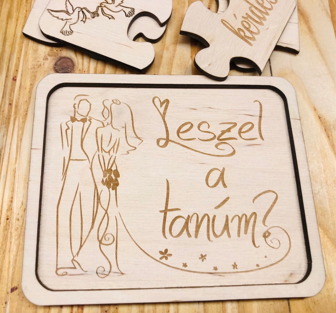 Invitație martor 2 piese nunta -  - Artynos.ro