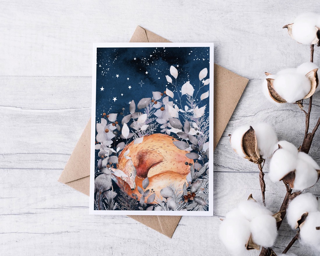 Carte poștală de Crăciun, felicitare, animal de pădure cadou companion - crăciun - accesorii cadou de crăciun - felicitări de crăciun - Artynos.ro Carte poștală de Crăciun, felicitare, animal de pădure cadou companion - crăciun - accesorii cadou de crăciun - felicitări de crăciun - Artynos.ro