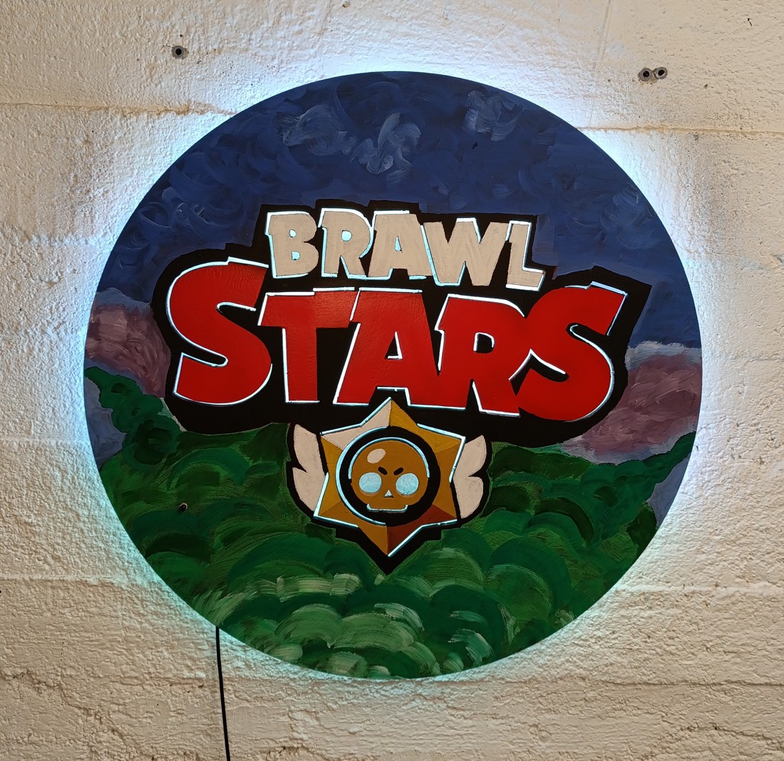 Brawl Stars - perete mural iluminat -  - Artynos.ro