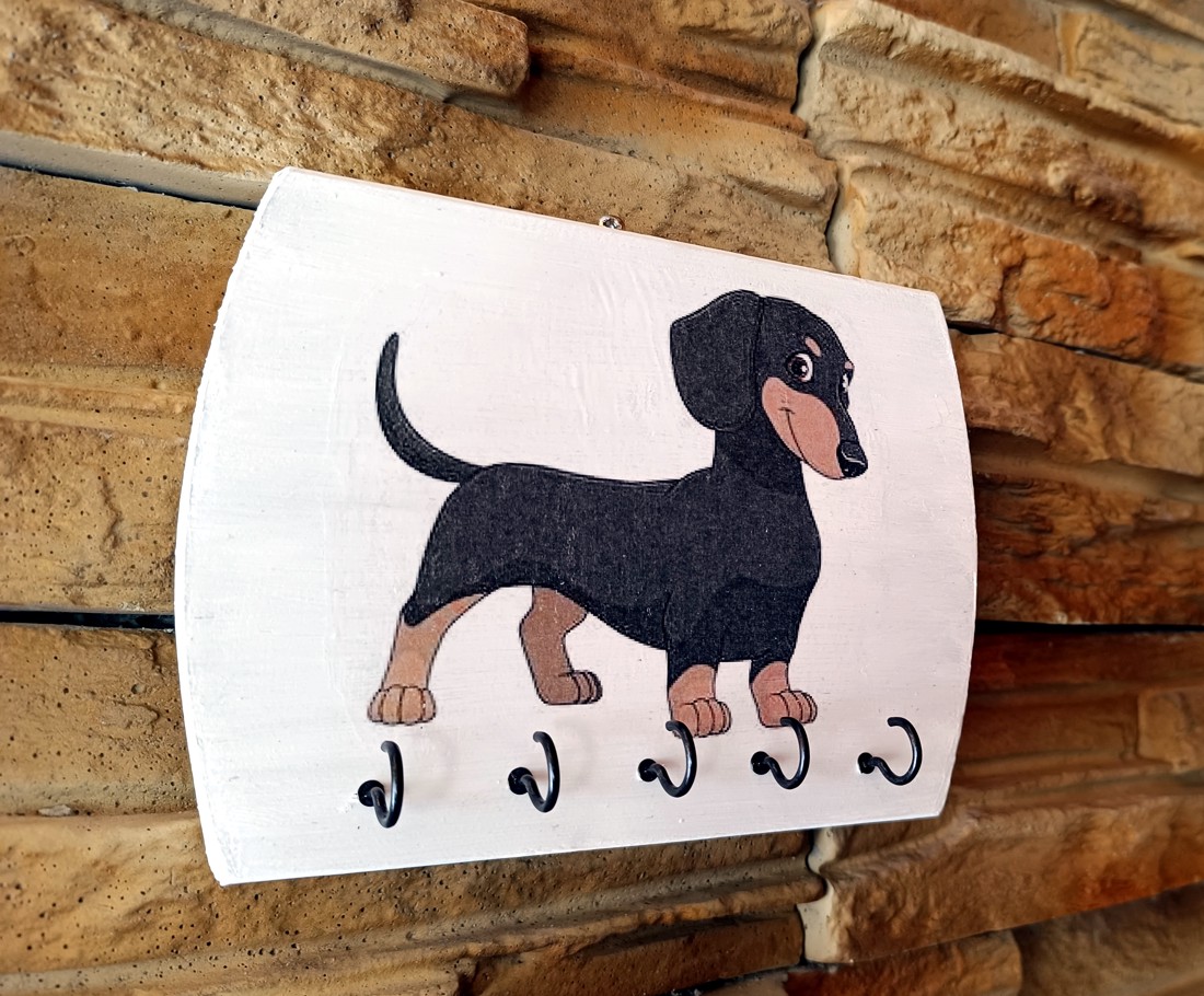 Depozit agățat din lemn cu câine dachshund - - Artynos.ro Depozit agățat din lemn cu câine dachshund - - Artynos.ro